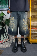 Green Fade Custom Jorts