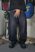 Smoked Black custom Baggy Jeans
