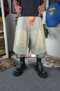 Pale blue wash Custom Jorts