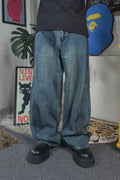 Worn Blue custom jeans