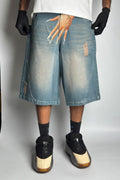 Faded Blue Jorts