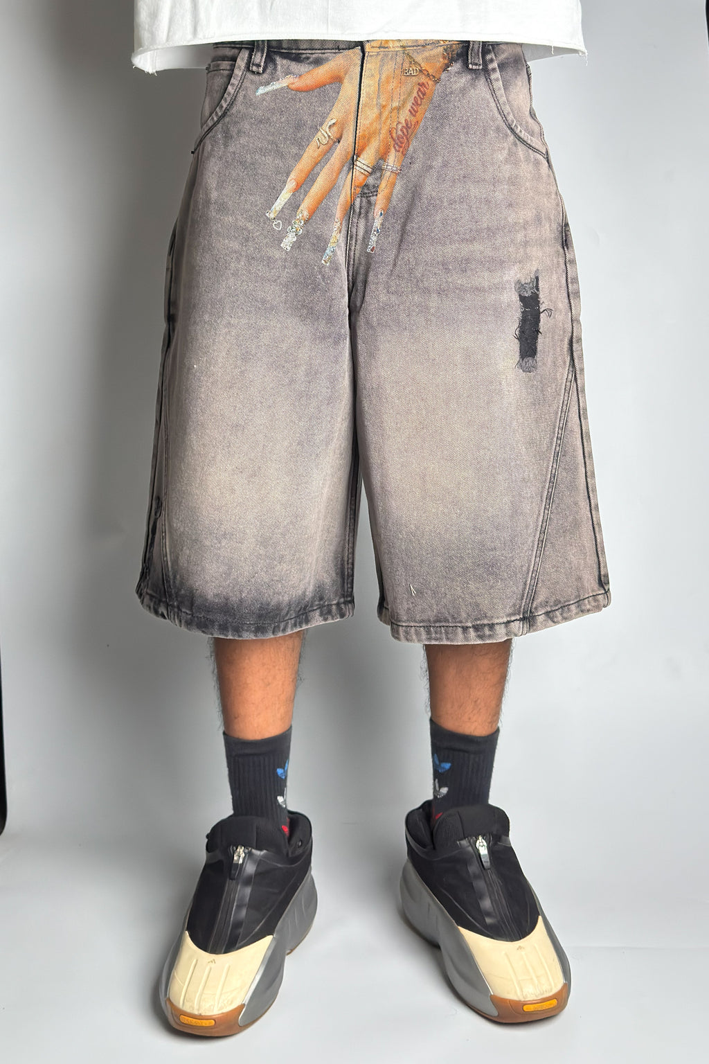 Mud wash Custom Jorts