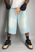 Aqua Blue Custom Jorts