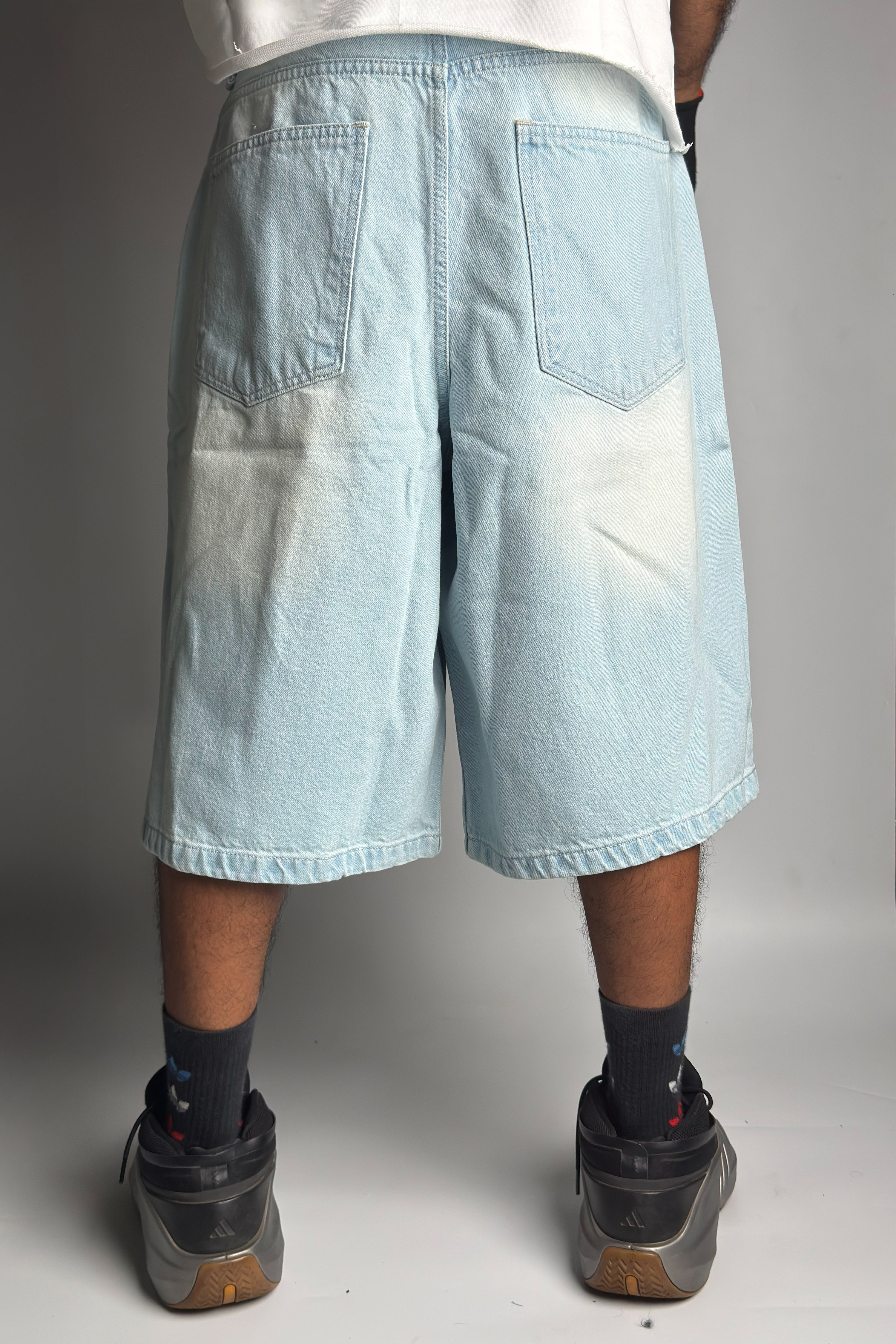Aqua Blue Custom Jorts
