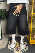 Washed Black Custom Jorts
