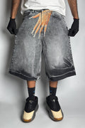 Acid Wash Effect  - Customized Jorts (Unisex)