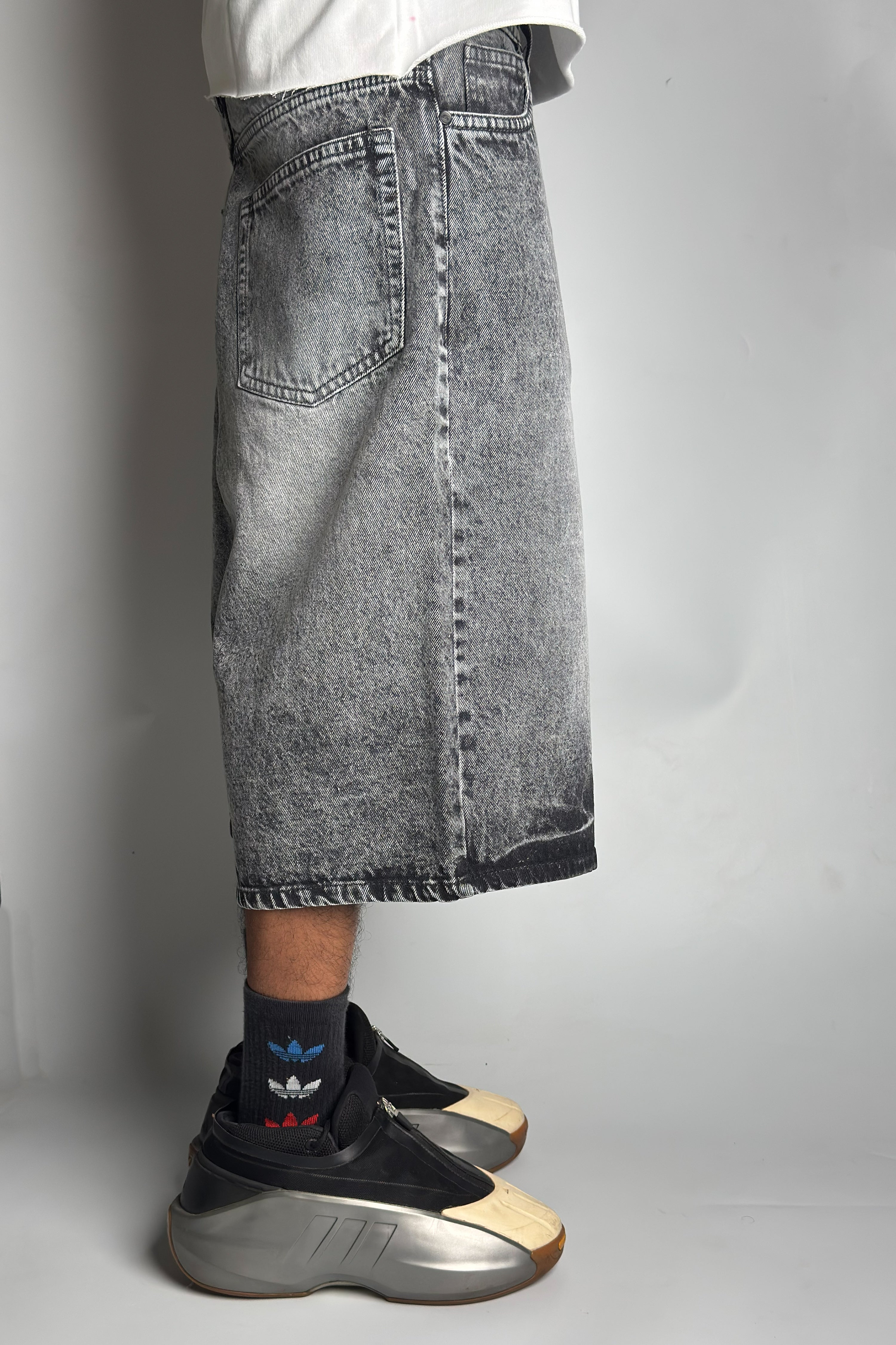 Acid Wash Customized Jorts