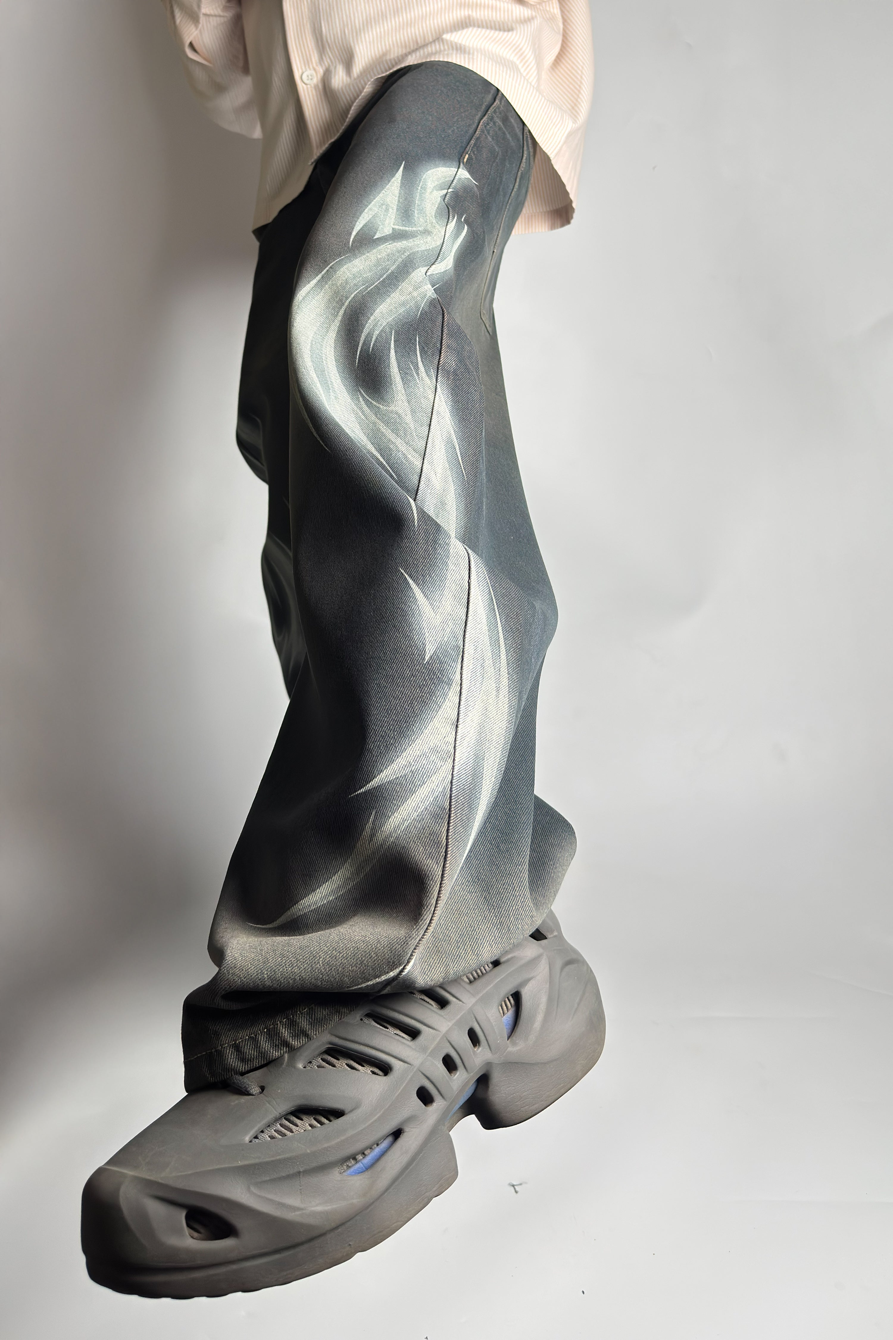 Y2K-inspired Vintage Mud wash - Customized Ultra baggy - Jeans (Unisex) (Copy)