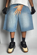 Blue vw Custom Jorts